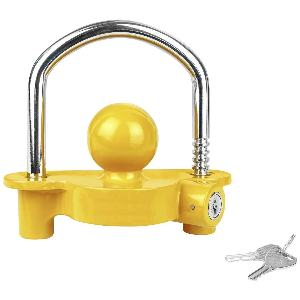 LAS zaštita od krađe za prikolicu - brava za preklopnu kuku slika