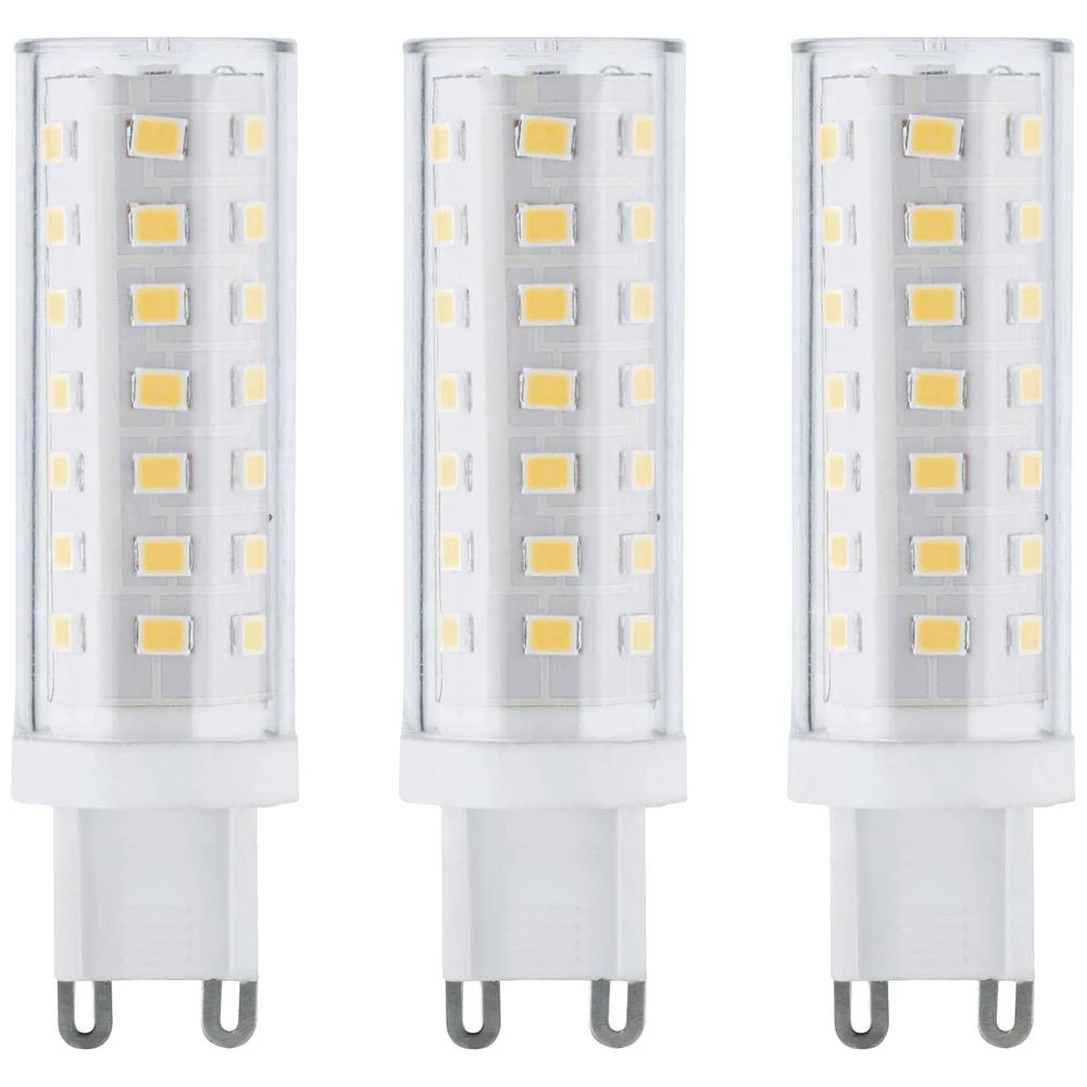 Paulmann 28925 LED Energetska učinkovitost 2021 F (A - G) G9 utični uznožek 5 W = 40 W toplo bijela (Ø x V) 18 mm x 70 mm  3 St. slika