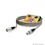 Hicon SGHN-1500-GR XLR priključni kabel [1x XLR utičnica 3-polna - 1x XLR utikač 3-polni] 15.00 m siva