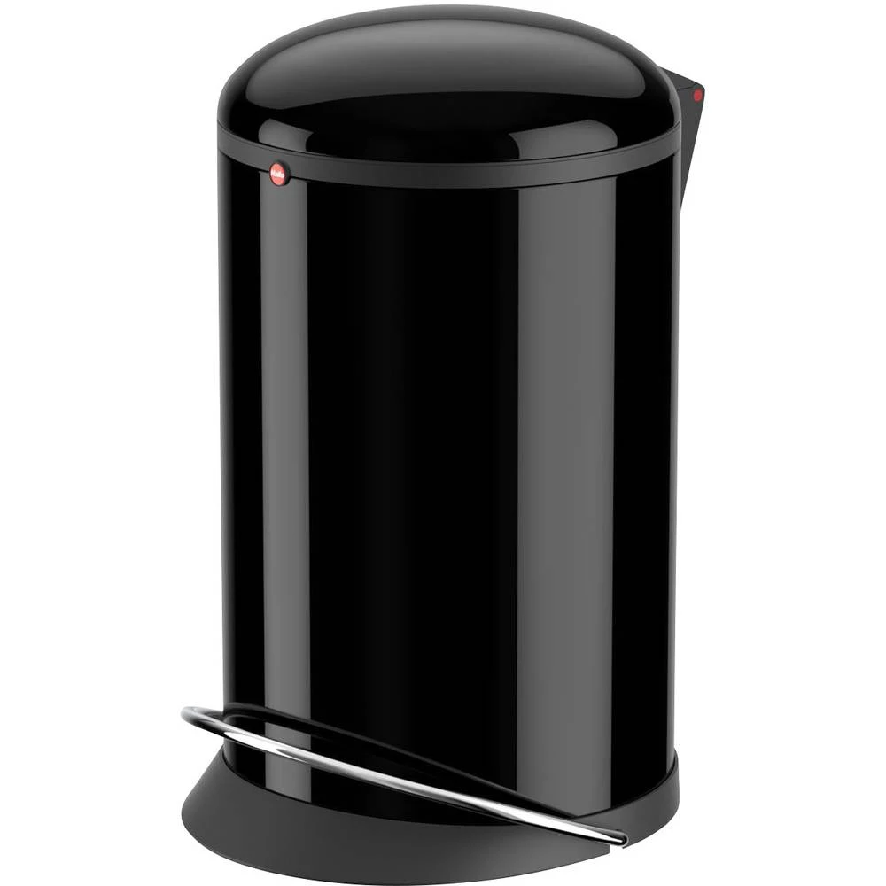 Kontejner za limenke 12 l Hailo Harmony M (&Oslash; x V) 163 mm x 465 mm Crna Mehanizam stopalo-pedal 1 ST slika