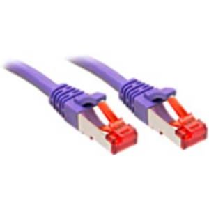 LINDY 47827 RJ45 mrežni kabel, Patch kabel CAT 6 S/FTP 7.50 m ljubičasta 1 St. slika