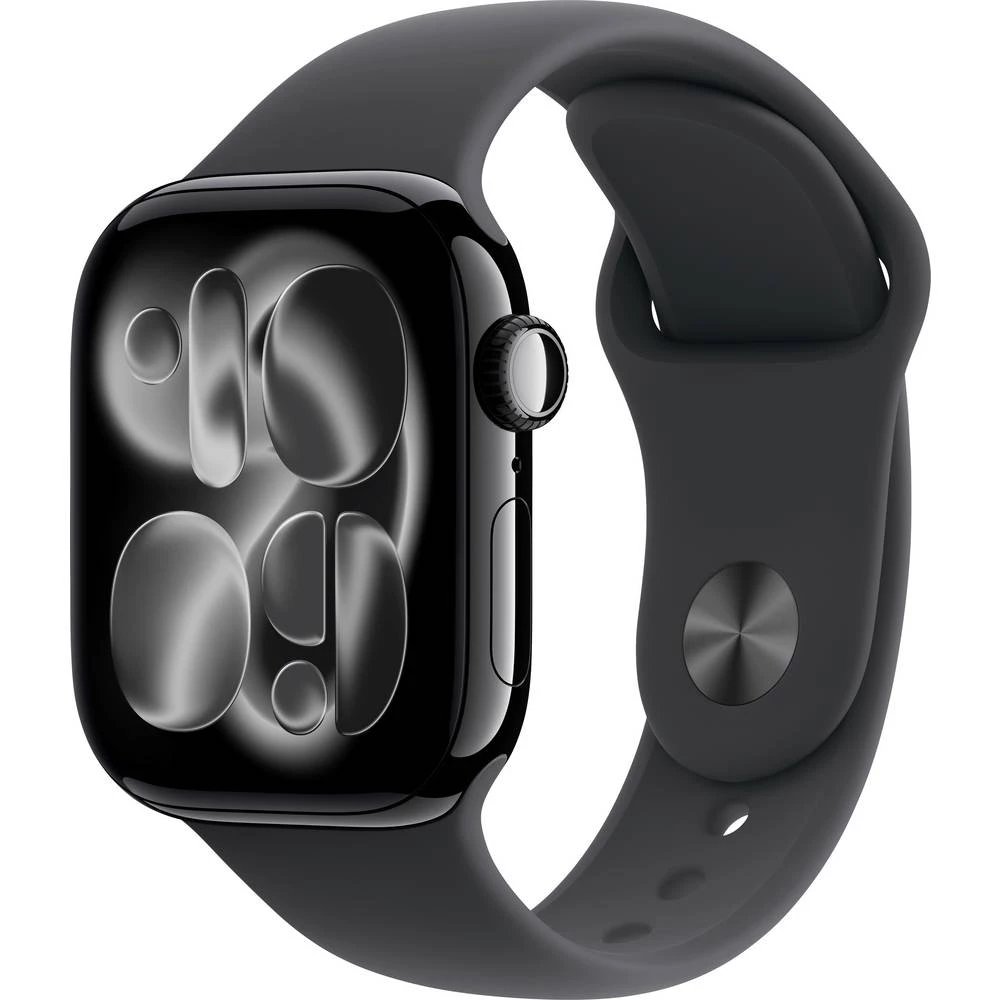 Apple Watch Series 11 GPS 42 mm kućište od aluminija sportska narukvica crna m/l slika