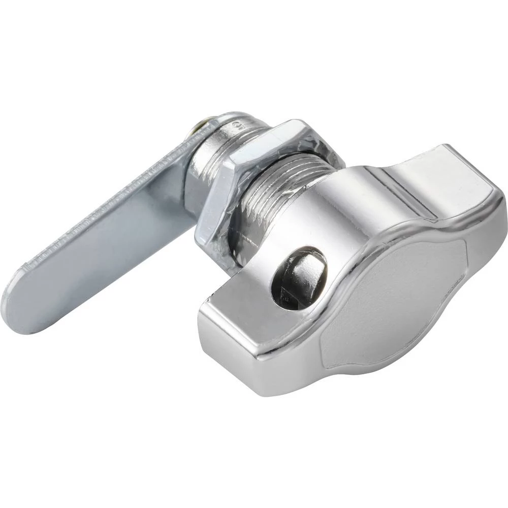 Sygonix SY-7065778 rotirajuća brava sa zasunom krom boja slika