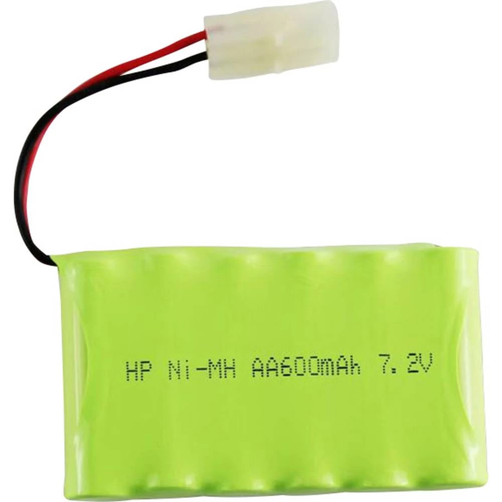 Conrad energy NiMH akumulatorski paket za modele 7.2 V 600 mAh side by side Tamiya utikač slika