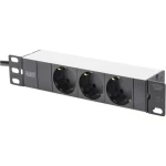 Digitus DN-95411 10 palac višestruka utičnica za mrežni ormar    Prikladno za dubinu ormara: od 300 mm  crna