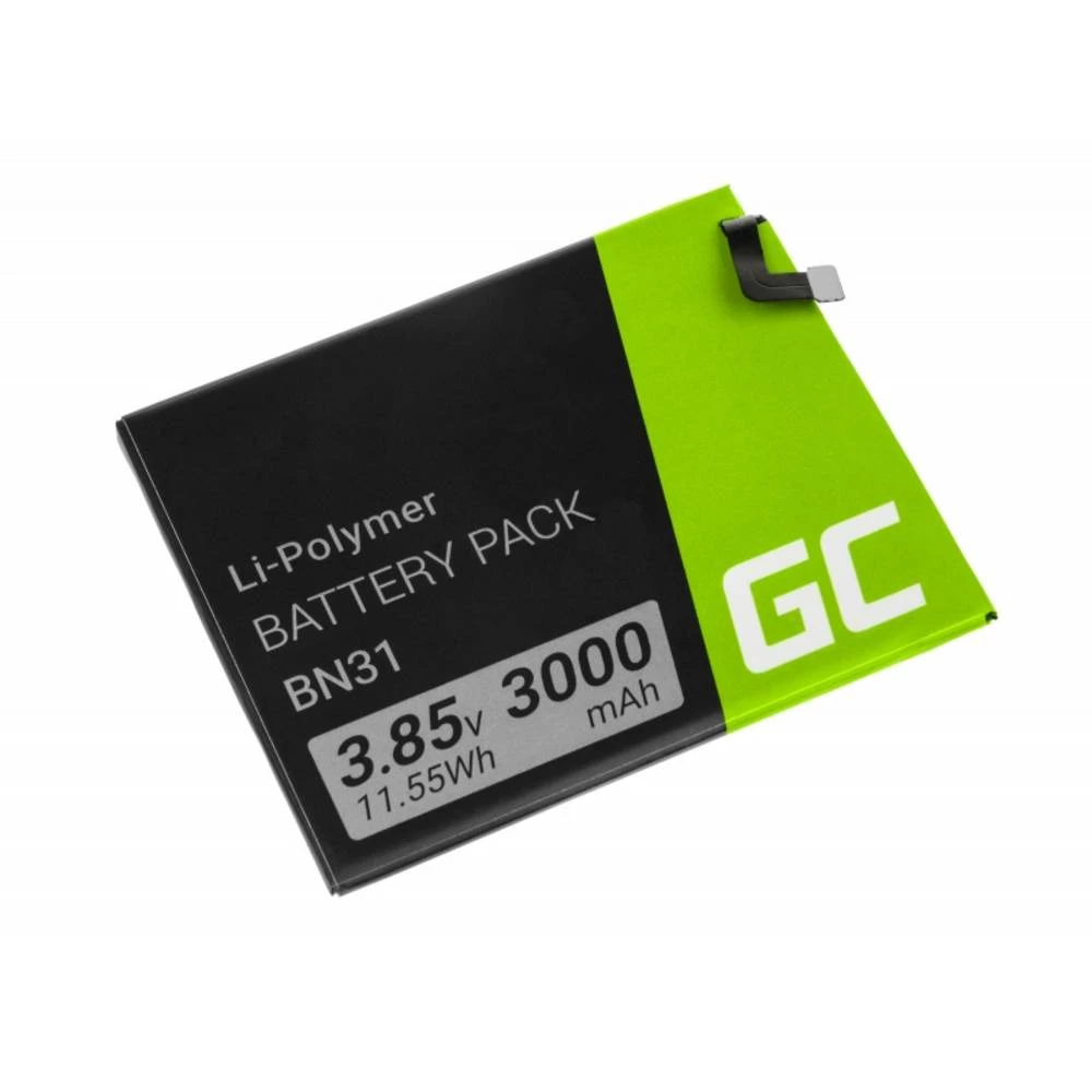 Green Cell    mobilni telefon-akumulator    Xiaomi Mi A1 , Xiaomi Mi 5X Note, Xiaomi Mi Redmi S2, Xiaomi Mi Redmi Y2, Xiaomi Mi Redmi 5A    300 mAh slika