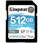 Kingston Canvas Go! Plus sd kartica 512 GB Class 10 UHS-I