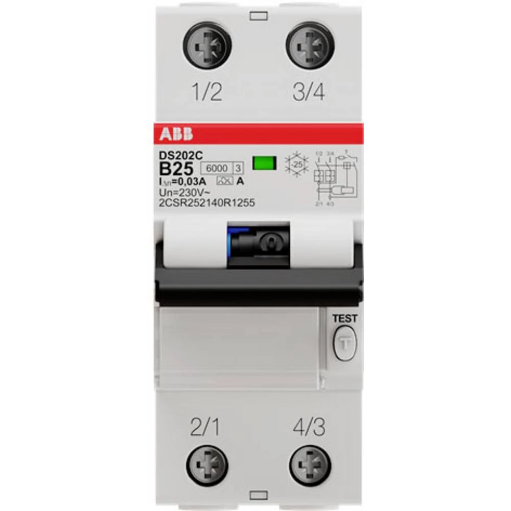 ABB 2CSR252140R1255 FID zaštitna sklopka/zaštitna sklopka za vodove    2-polni slika