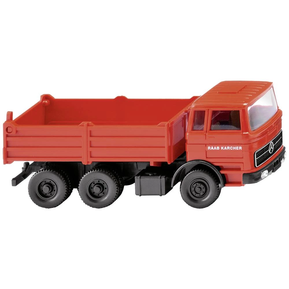 Wiking 0673 12 h0 Mercedes Benz Visoki bočni kiper Raab Karcher slika