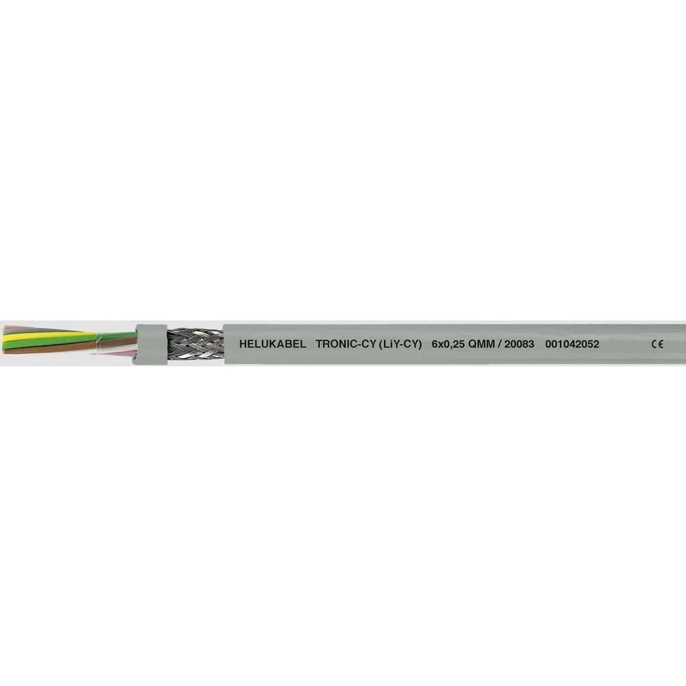 Helukabel 16480-500 podatkovni kabel LiYCY 7 x 1 mm² siva 500 m slika