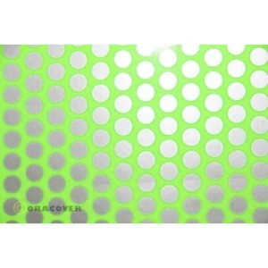 Folija za glačanje Oracover Fun 1 41-041-091-010 (D x Š) 10 m x 60 cm Zeleno-srebrna (fluorescentne) slika