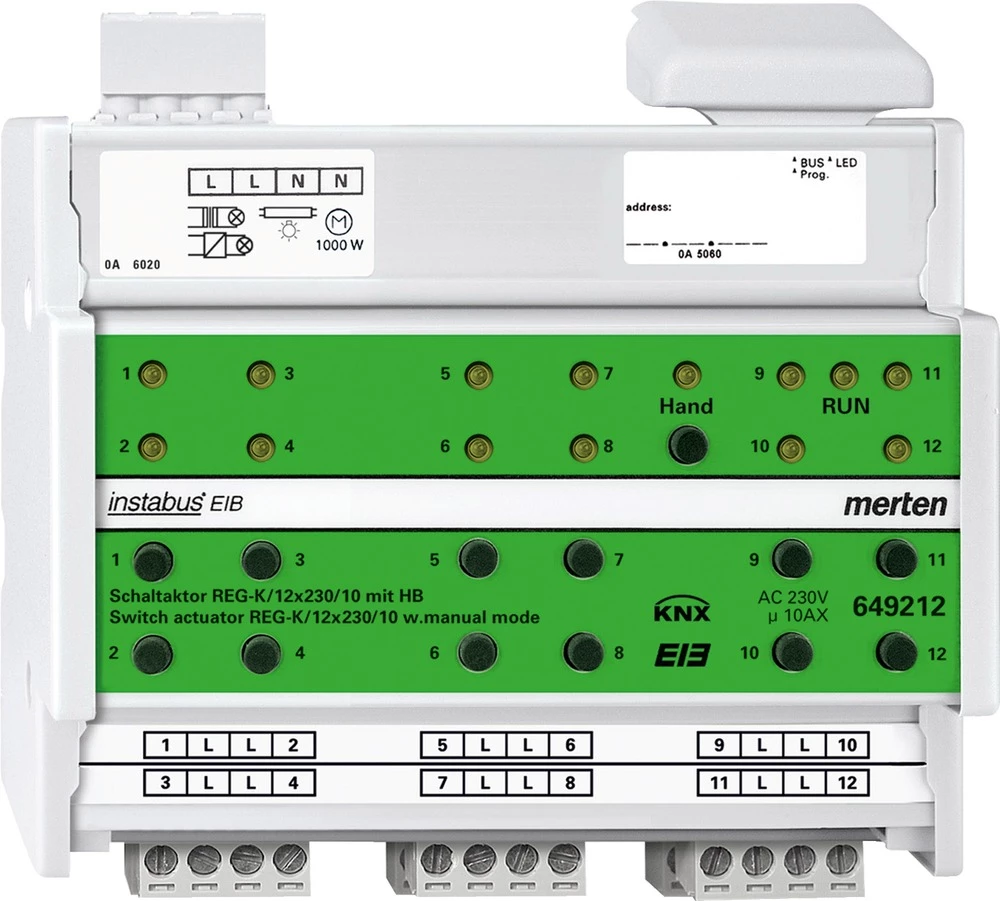 Merten Merten KNX Systeme 649212 Aktuator prebacivanja 649212 slika