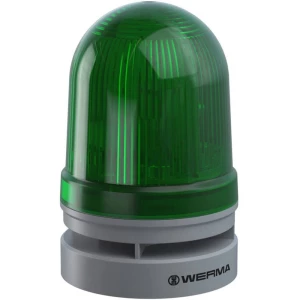 Werma Signaltechnik Signalna svjetiljka Midi TwinFLASH Combi 12 / 24VAC / DC GN Zelena 12 V/DC 110 dB slika