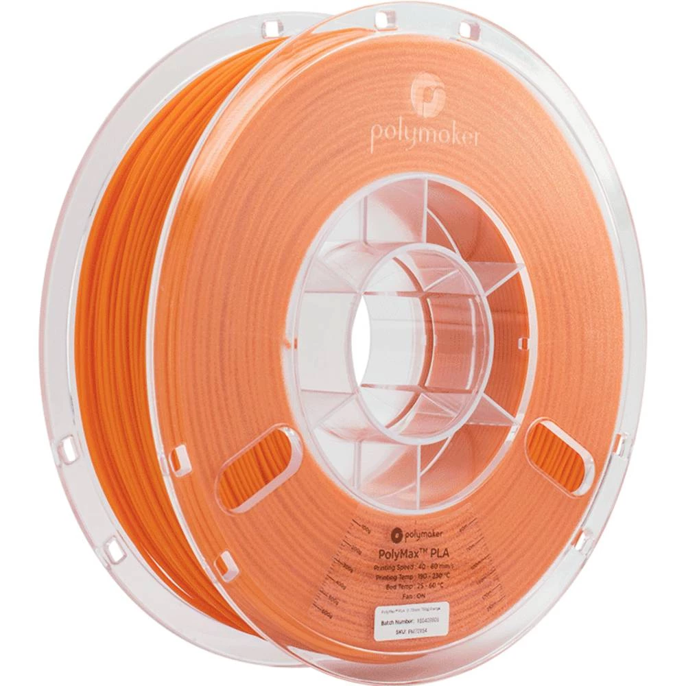 Polymaker PA06008 PolyMAX Tough 3D pisač filament PLA visoka krutost, visoka vlačna čvrstoća, otporan na udarce 1.75 mm 750 g narančasta  1 St. slika