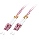 LINDY 46340 Glasfaser svjetlovodi priključni kabel [1x muški konektor LC - 1x muški konektor LC] 50/125 µ Multimode OM4 1.00 m