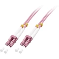 LINDY 46340 Glasfaser svjetlovodi priključni kabel [1x muški konektor LC - 1x muški konektor LC] 50/125 µ Multimode OM4 1.00 m slika