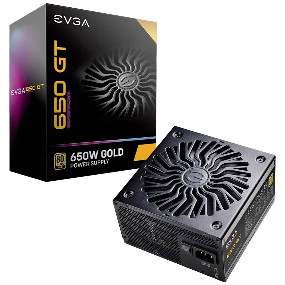 EVGA Supernova 650 GT napajanje 650W 24-pinski ATX ATX crni EVGA Supernova 650 GT PC napajanje 650 W 80 plus gold slika