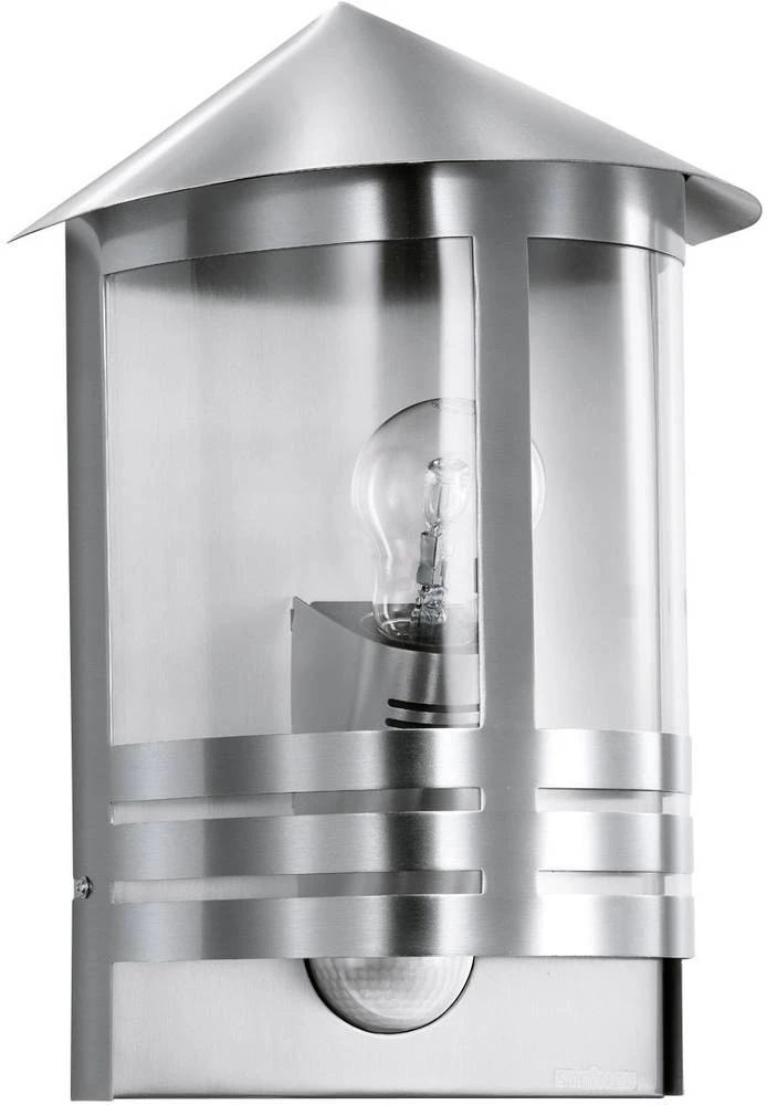 Vanjska svjetiljka na senzor Steinel L 170 S INOX 645311 E27 srebrna slika
