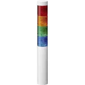 Signalni toranj LED Patlite LR4-4M2WJNW-RYGB 4-bojno, Crvena, Žuta, Zelena, Plava boja 4-bojno, Crvena, Žuta, Zelena, Plava boja slika