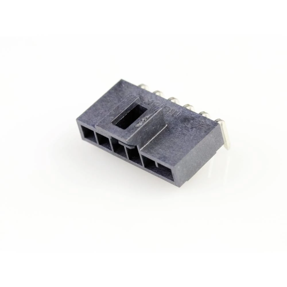 Molex ugradna standardna letva sa ženskim kontaktima  Ukupan broj polova 6 Raster: 2.50 mm 1053131106 1 St. Tray slika