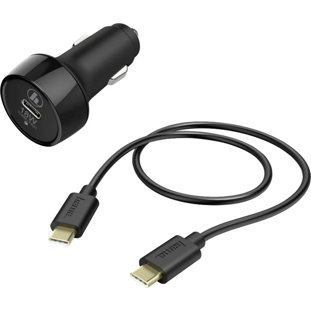Hama Isporuka napajanja (PD) / automobilski punjač Qualcomm® 18 W + USB-C kabel slika
