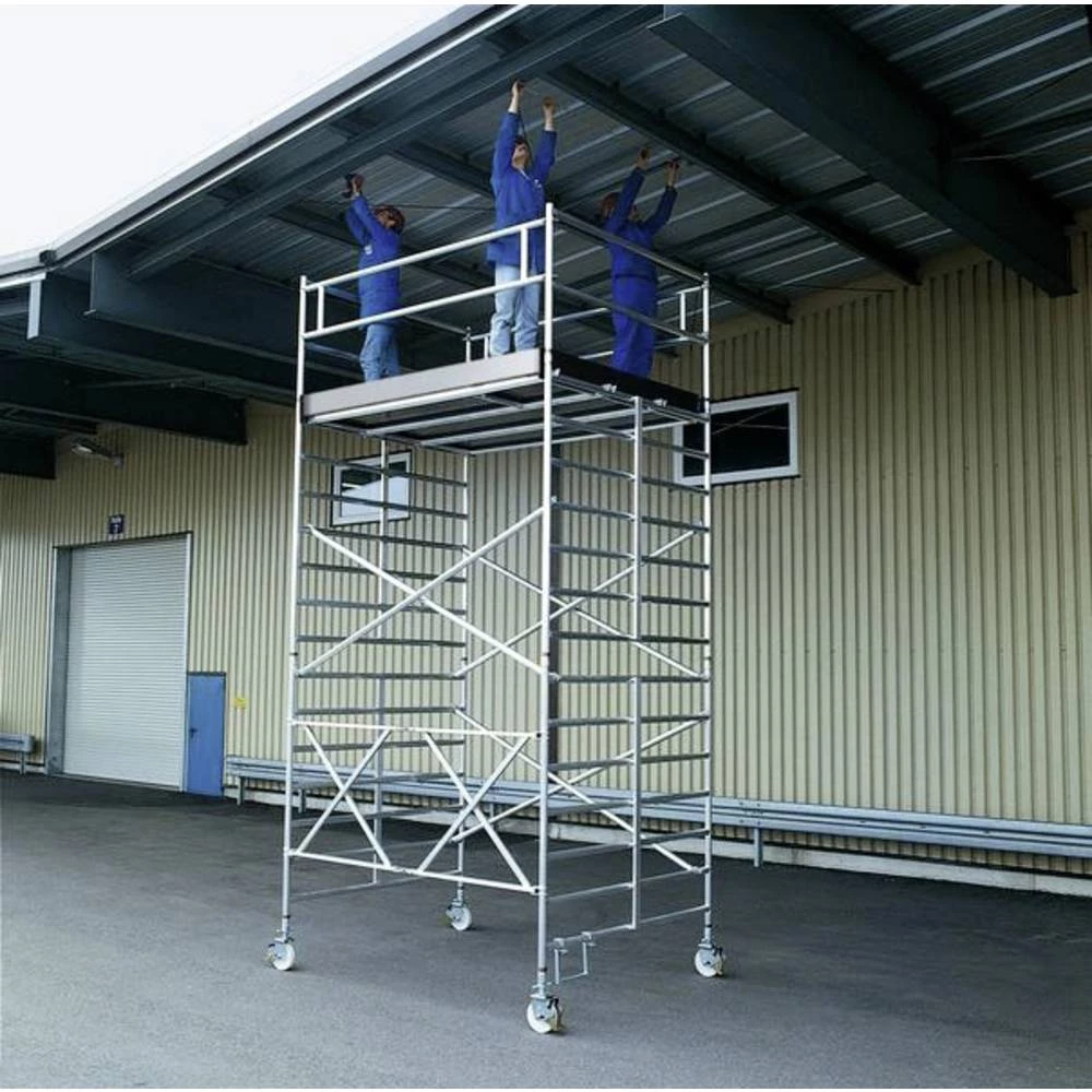 Günzburger Steigtechnik 115563 sklopiva skela montaža bez alata Radna visina (maks.): 8.4 m slika