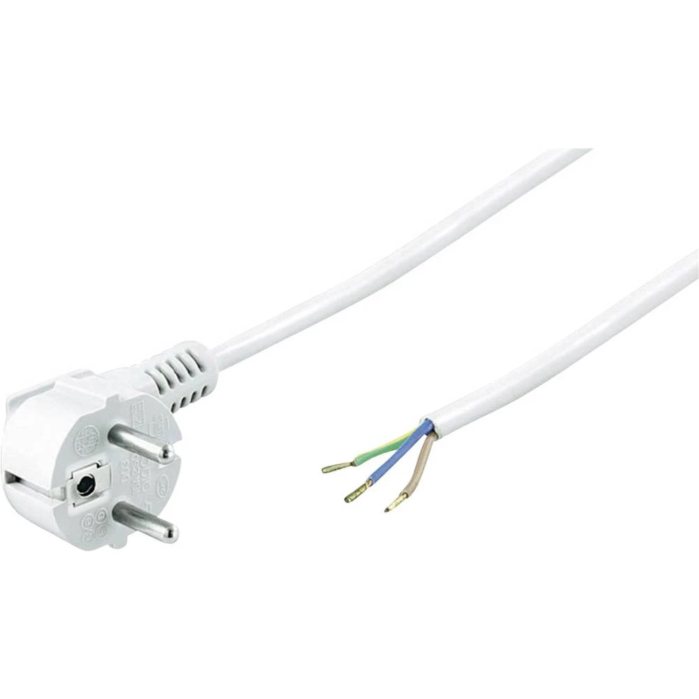 Basetech 611994 Mrežni kabel, priključni kabel za štednjak Bijela slika