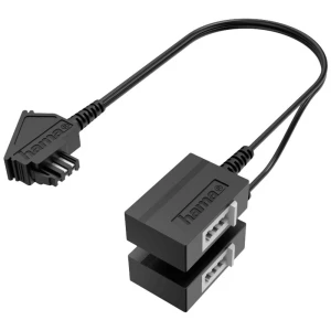 Hama DSL priključni kabel [1x muški konektor TAE-F - 1x RJ45-muški konektor 8p2c] 3 m crna slika