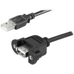 Lyndahl USB kabel USB 2.0 USB-A utikač, USB-A utičnica 1 m crna  LKPK015-10
