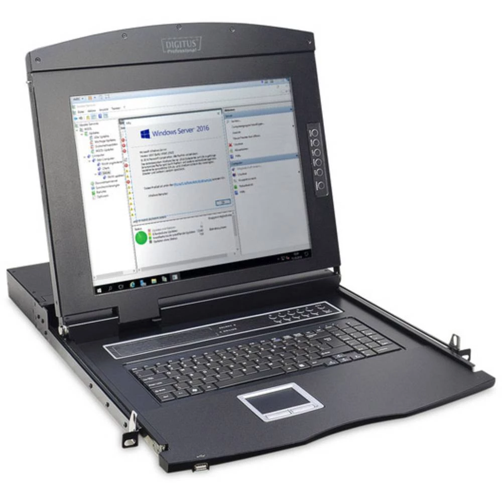 KVM konzola VGA 1280 x 1024 piksel DS-72210-1RU Digitus slika