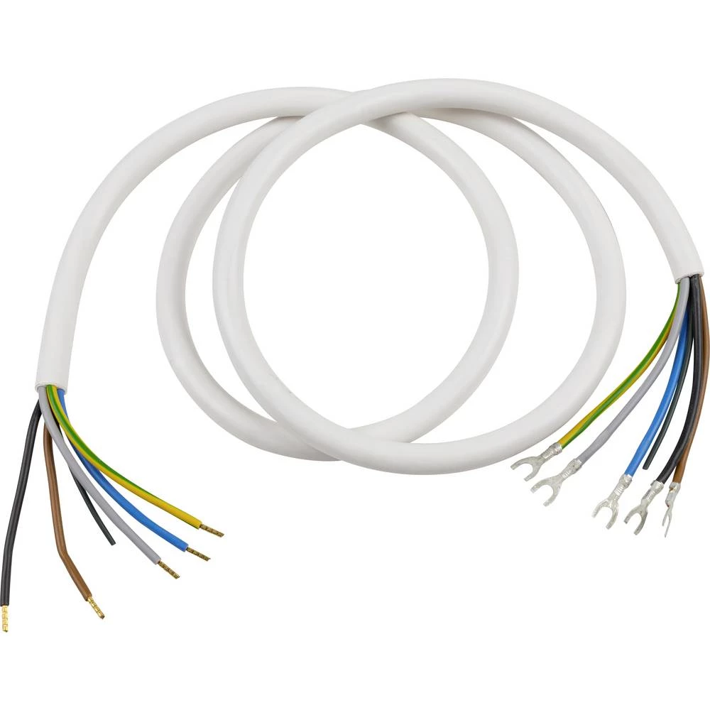 Heitronic 45505 struja priključni kabel  bijela 1.5 m slika