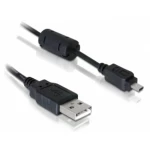 Delock USB kabel USB 2.0 USB-A utikač, UC-E6 1.83 m crna 82414
