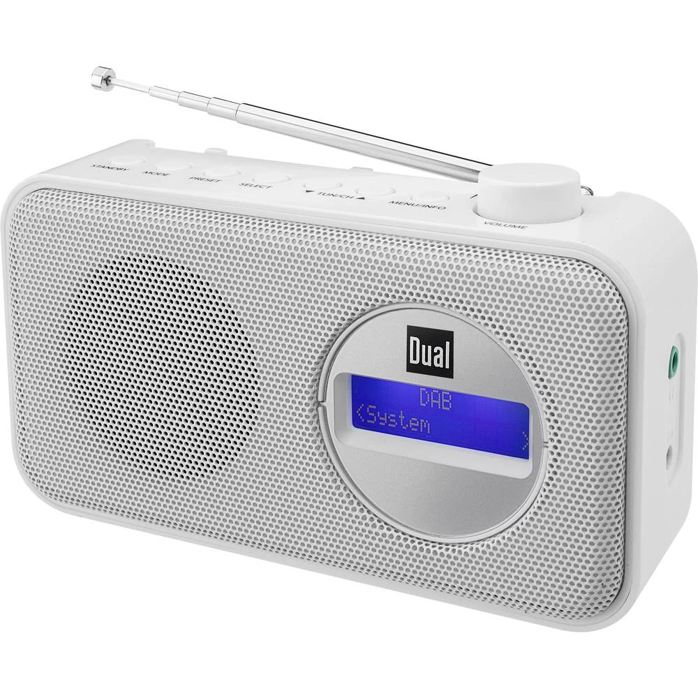 DAB+ (1012) Prijenosni radio Dual DAB 84 DAB+, UKW Bijela slika