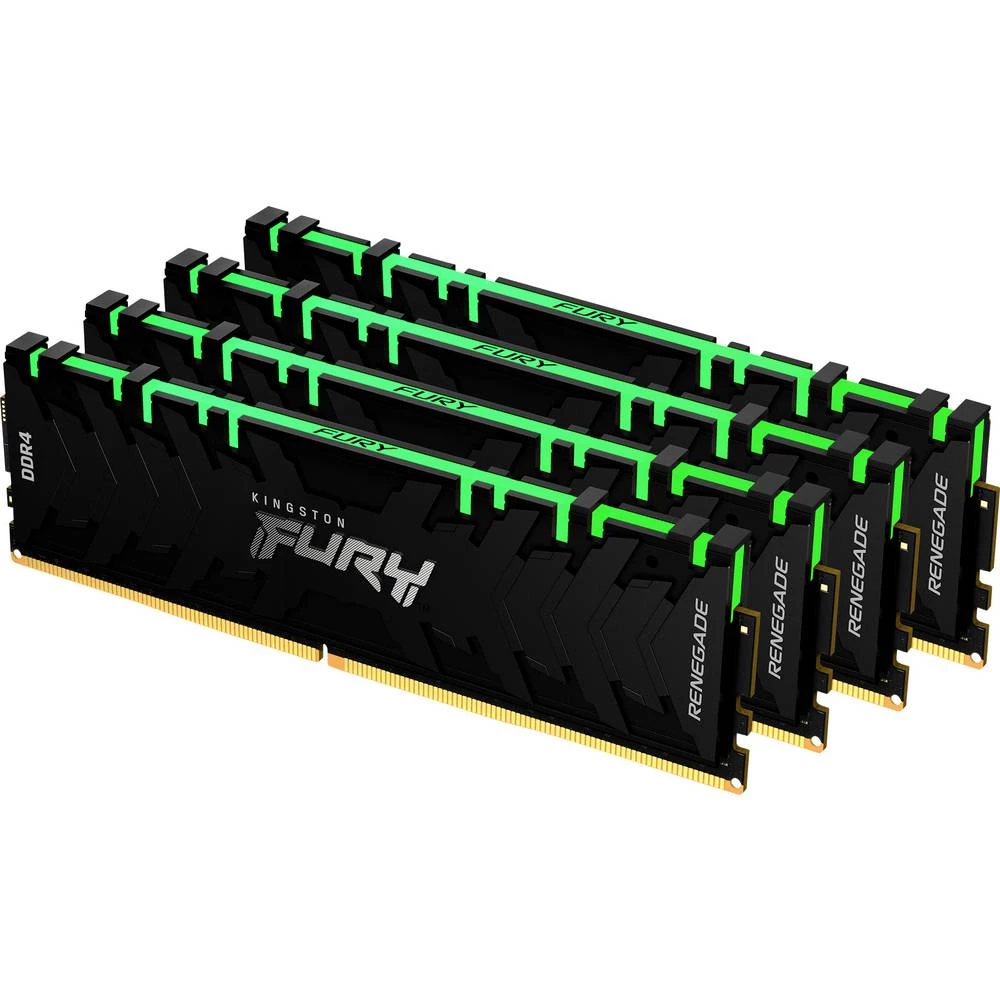 Kingston komplet radne memorije za računalo FURY Renegade RGB KF432C16RB1AK4/64 64 GB 4 x 16 GB DDR4-RAM 3200 MHz CL16 slika