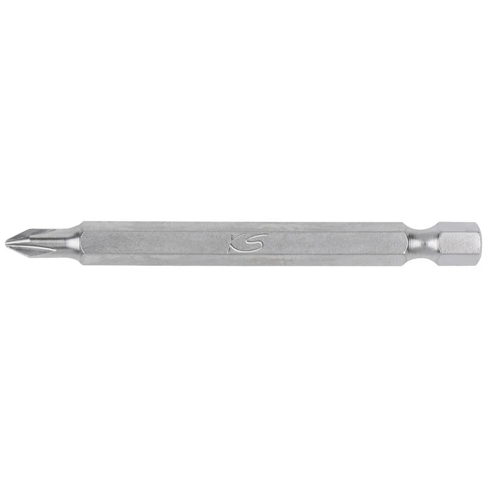 KS Tools 911.7531 9117531 križni bit PH 2 poniklovani E 6.3 kom. slika