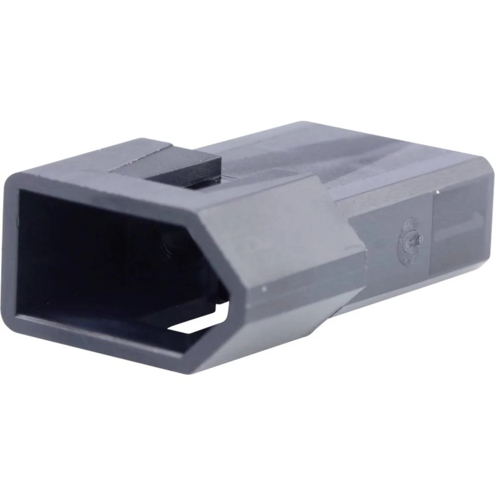 Molex 03097022 2.36mm Diameter Standard .093" Pin and Socket Plug Housing, 2 Circuits, without Mounting Ears, Black slika