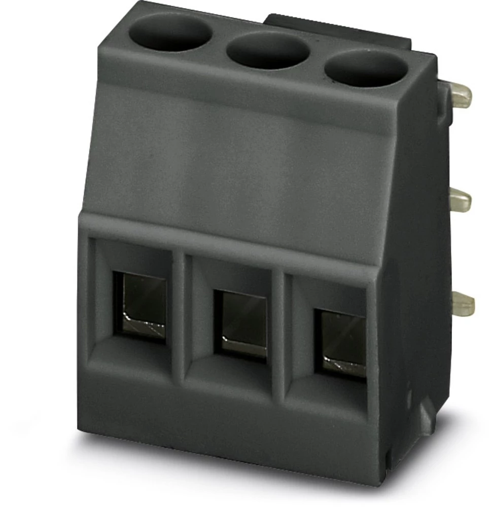 Vijčana blok stezaljka 2.50 mm broj polova: 3 MKDSO 2,5/ 3-R BK Phoenix Contact crne boje 50 kom. slika