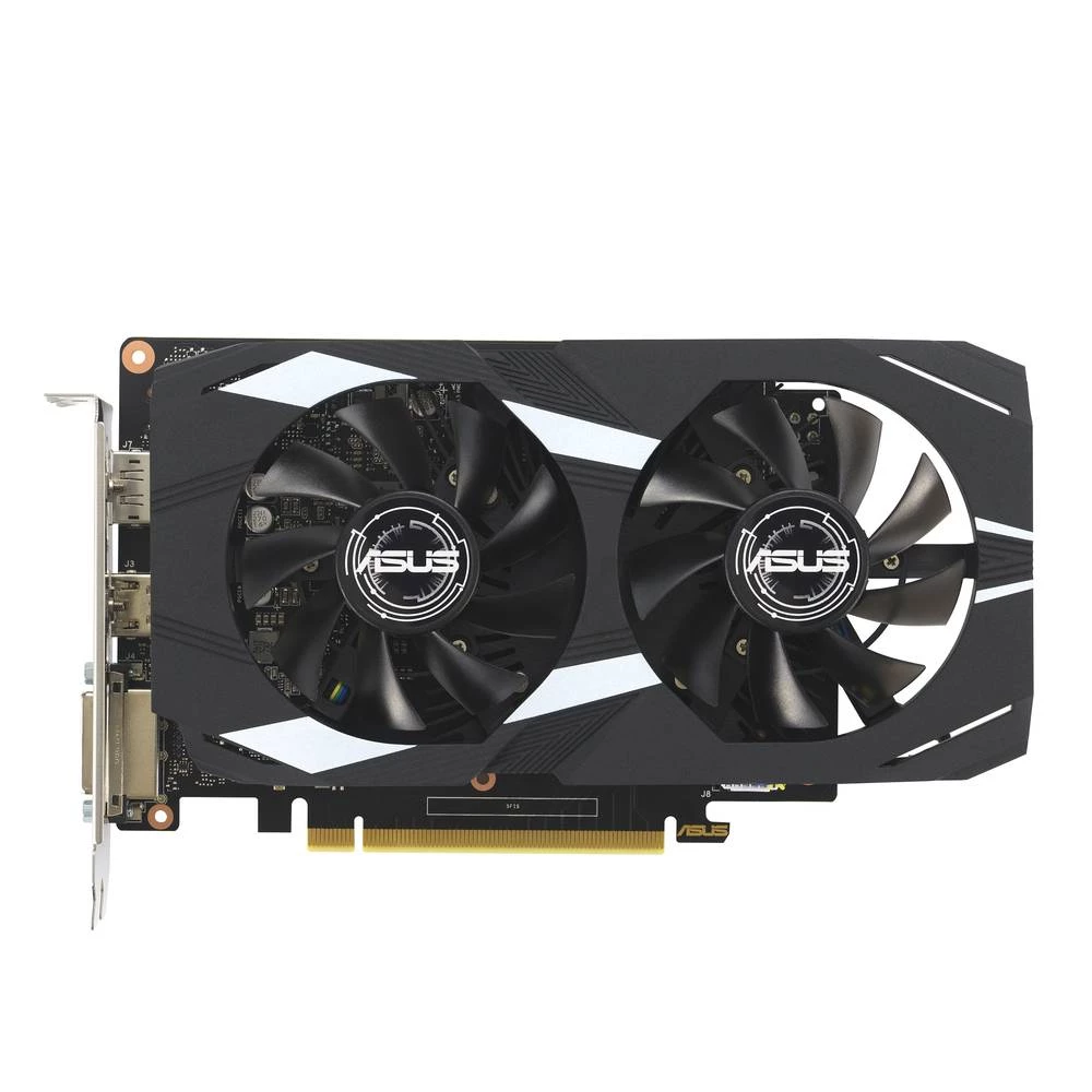 ASUS Dual-GTX1630-O4G, GeForce GTX 1630, 4GB, GDDR6, 64-bit, 7680x4320 piksela, PCI Express 3.0 Asus grafička kartica  GTX1630  4 GB    PCIe 3.0 slika