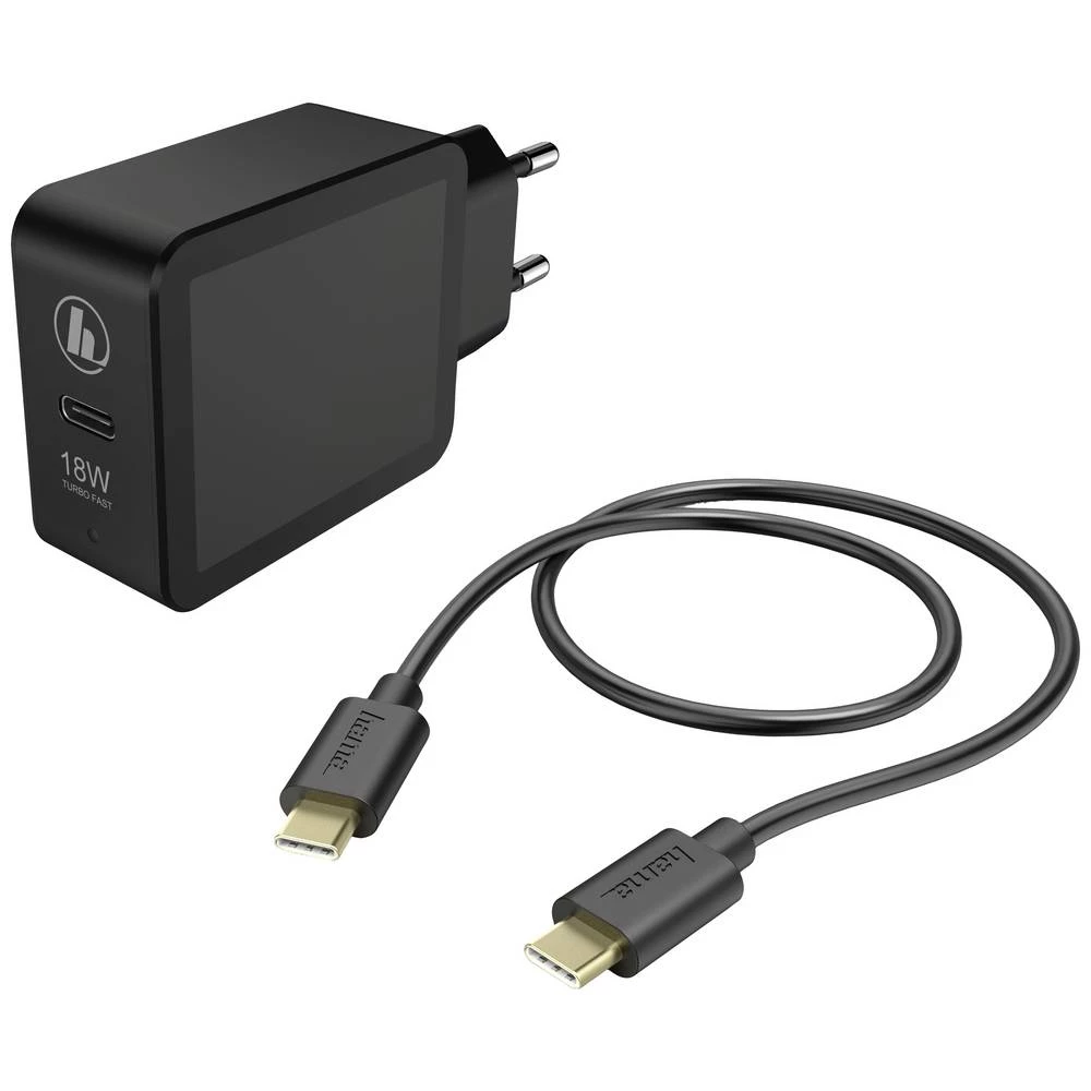 Hama  183326 USB punjač unutrašnje područje, utičnica  1 x USB-C™ utičnica (power delivery) slika