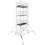 Krause 782069 FahrGerüst aluminij na roli mobilna Radna visina (maks.): 8.40 m srebrna 323.5 kg