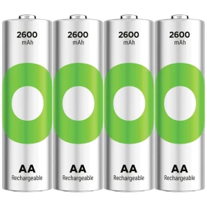 GP Batteries ReCyko mignon (AA) akumulator NiMH 2600 mAh 1.2 V 4 St. slika