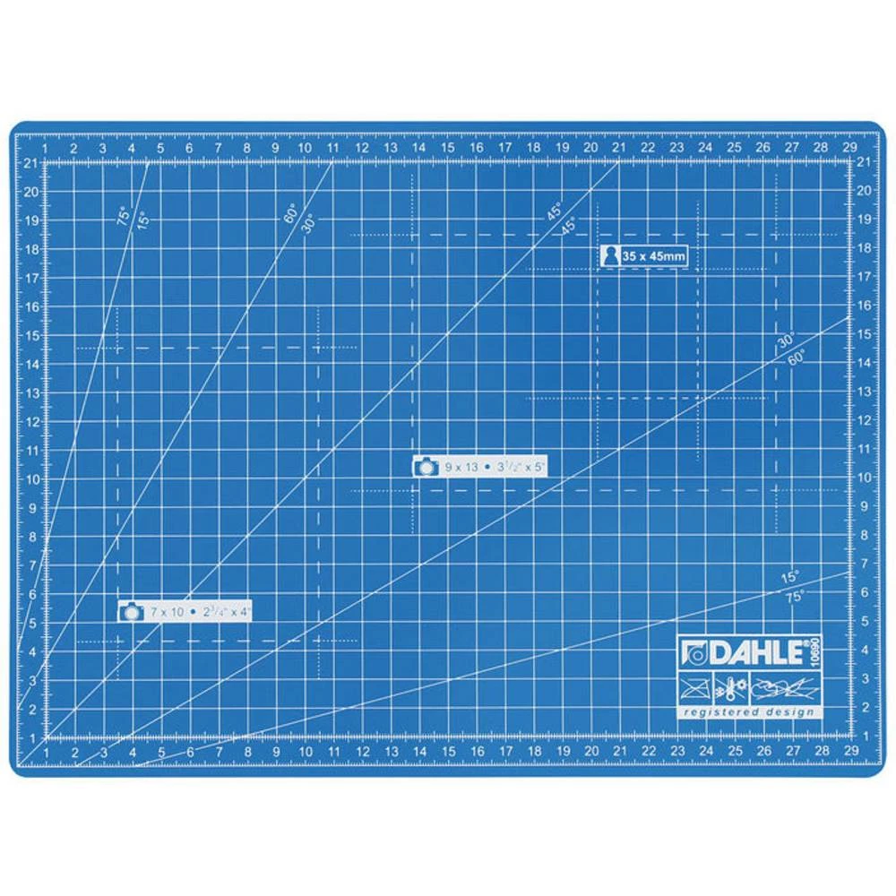 podloga za rezanje Dahle Schneidematte KNIFE MAT 22x30cm blau slika