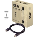 club3D HDMI Priključni kabel [1x Muški konektor HDMI - 1x Muški konektor HDMI] 1 m Crna