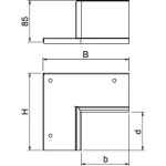 OBO Bettermann 7218138 zidna konzola 1 St.