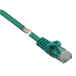 LAN (RJ45) Mreža Priključni kabel CAT 5e U/UTP 0.5 m Zelena sa zaštitom za nosić Basetech