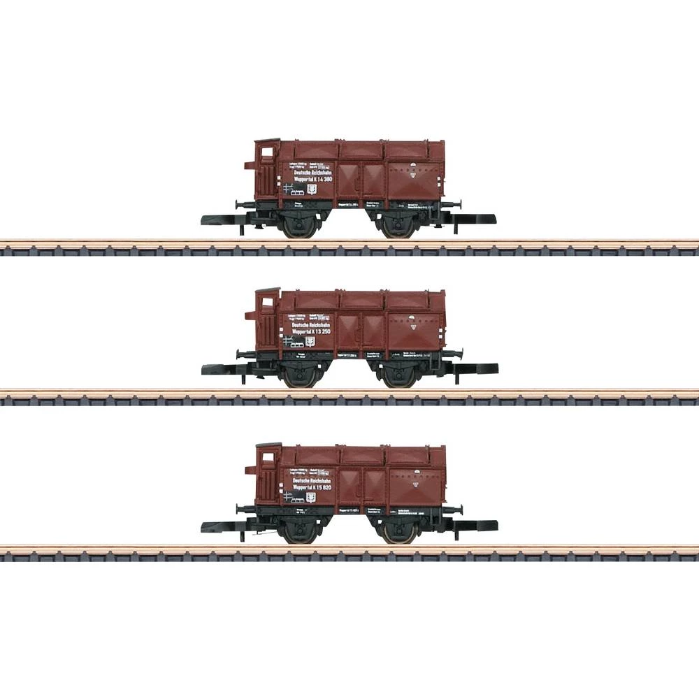 Märklin 086010 Automobil s poklopcem s poklopcem K Wuppertal, DRG, set od 3 komada slika