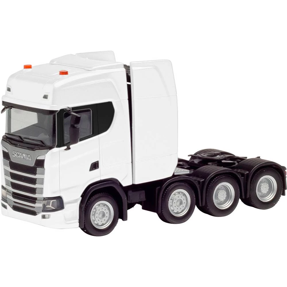 Herpa 308601-004 h0 model kamiona Scania CS20 teški tegljač s visokim krovom, 4 osovine (8x4), bijela slika