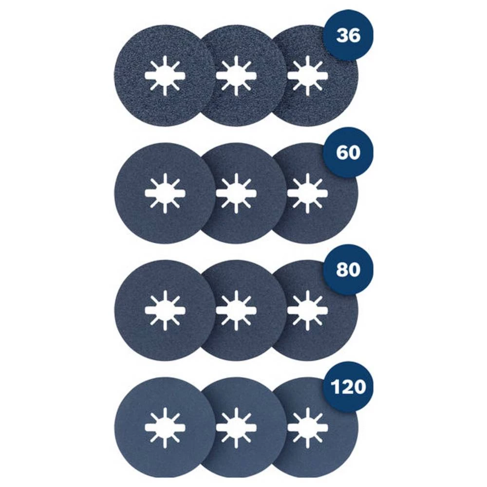 Bosch Accessories 2607012055 vlaknasti disk promjer 125 mm Promjer bušotine 22.23 mm 1 Set slika