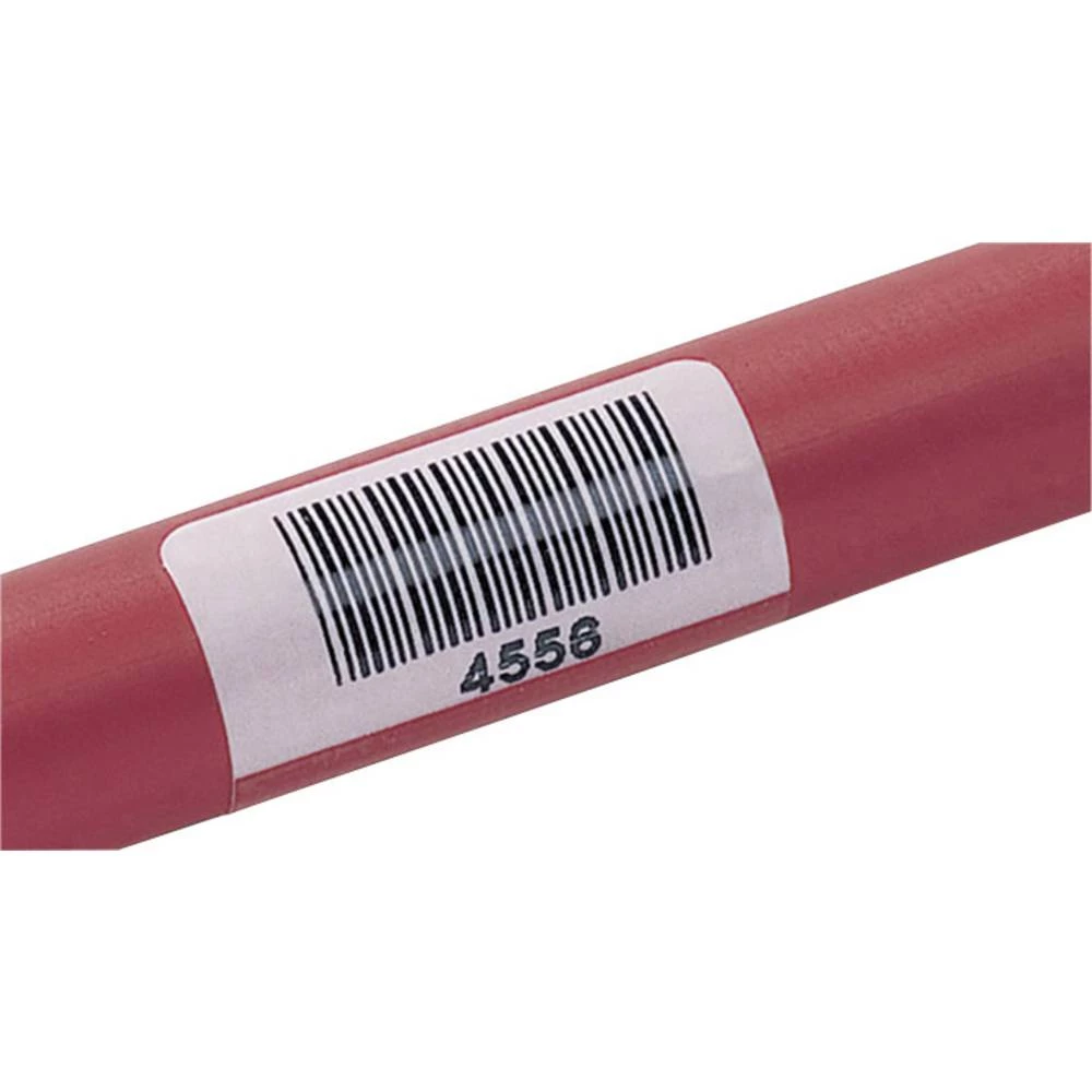 Oznake za termo pisače Vrsta montaže: Lepljenje Bijela + prozirna HellermannTyton TAG139LA4-1105-WHCL-1105-CL/WH 594-13976 1 ST slika