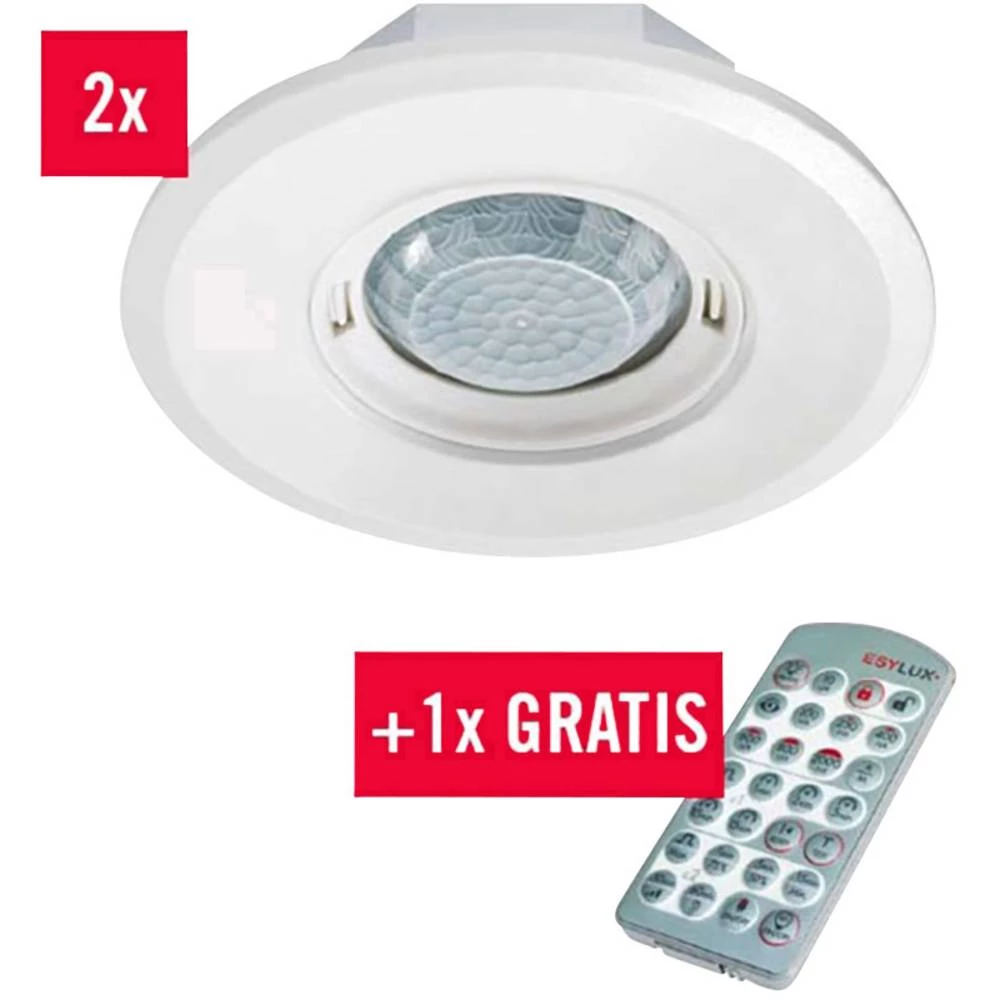 Senzora pokreta ESYLUX EP10002847 360 ° Bijela IP20 slika